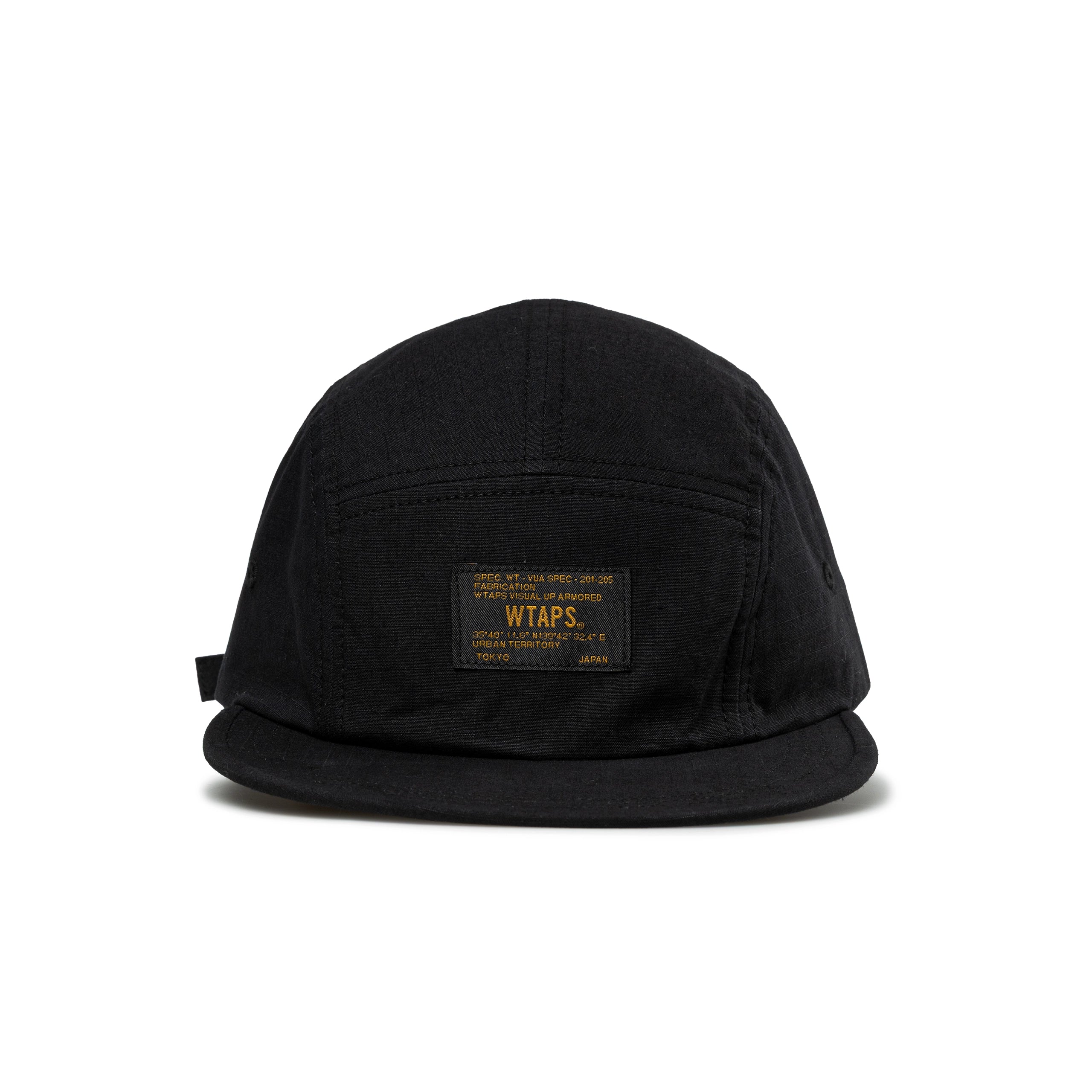 WTAPS T-5 03 / Cap / Cotton. Ripstop | Black WTAPS T-5 03 / Cap / Cotton. Ripstop | Black