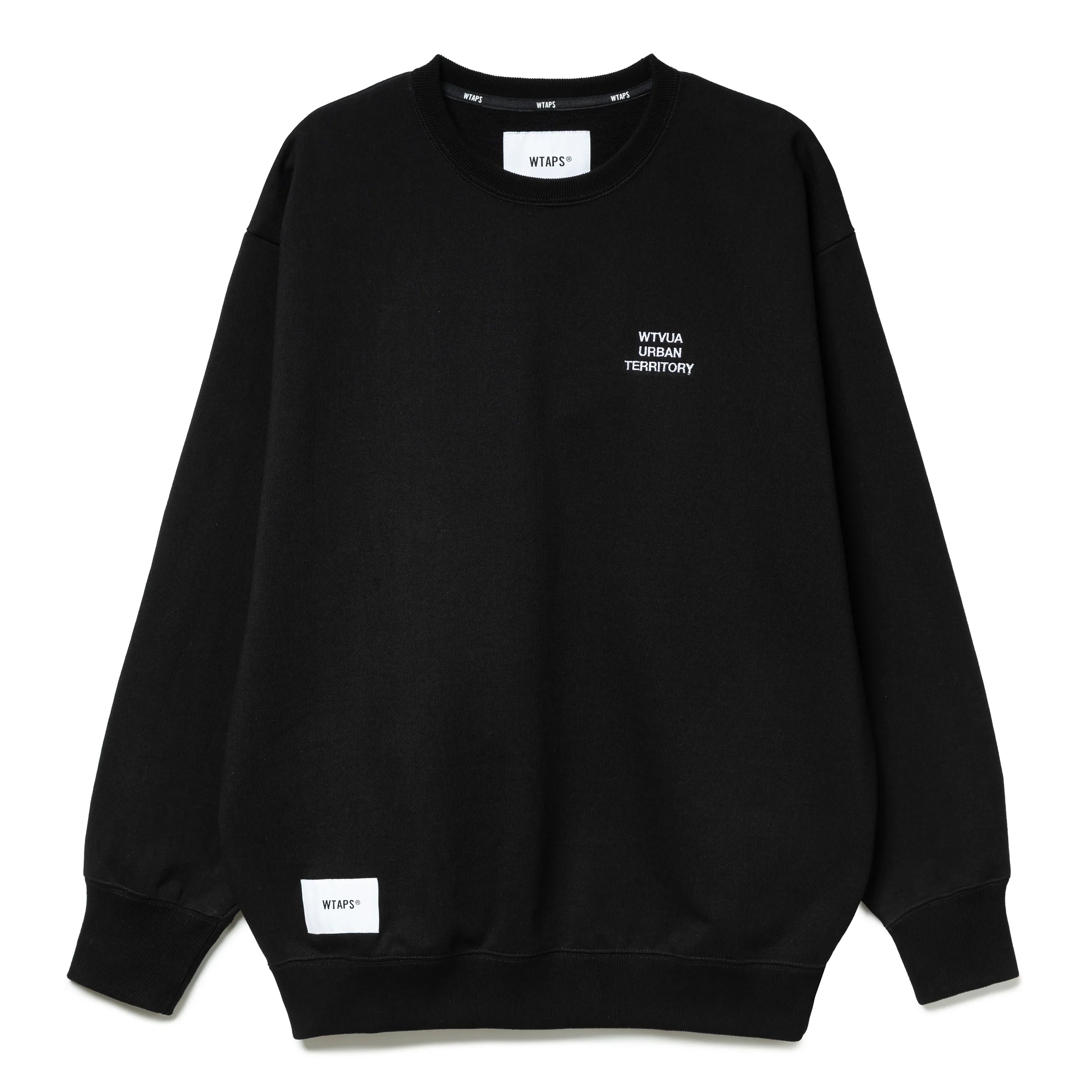 WTAPSWUTSweaterCottonBlack_1. WTAPSWUTSweaterCottonBlack_1.