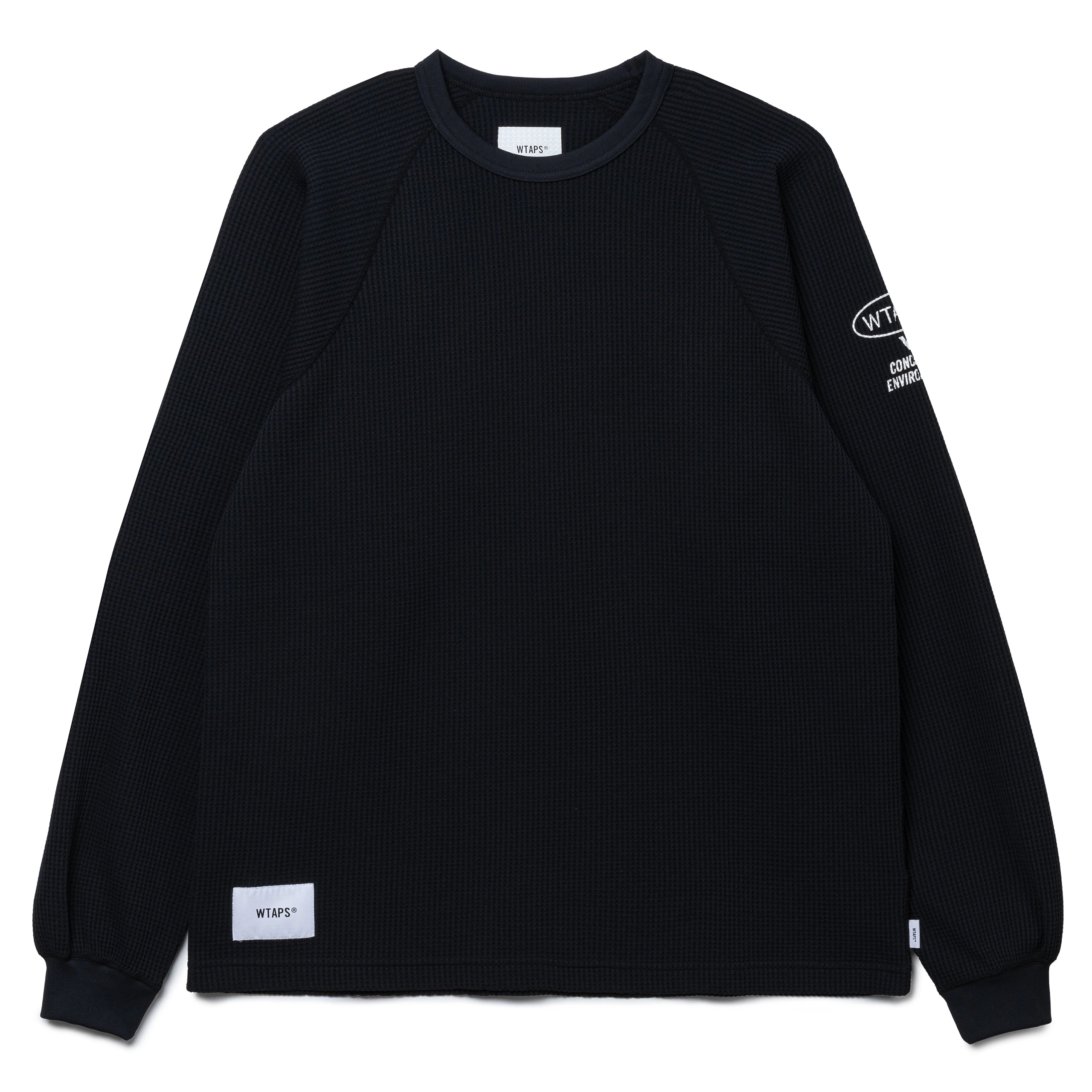 wtaps 26ss WAFFLE / LS / POLY ブラックMUD WTAPS Waffle / LS / Poly | Black