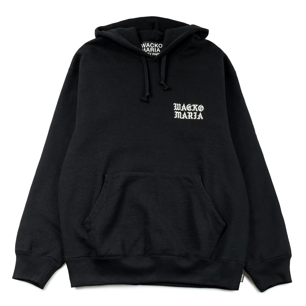 Wacko Maria Heavy Weight Pullover Hooded Sweat | Black