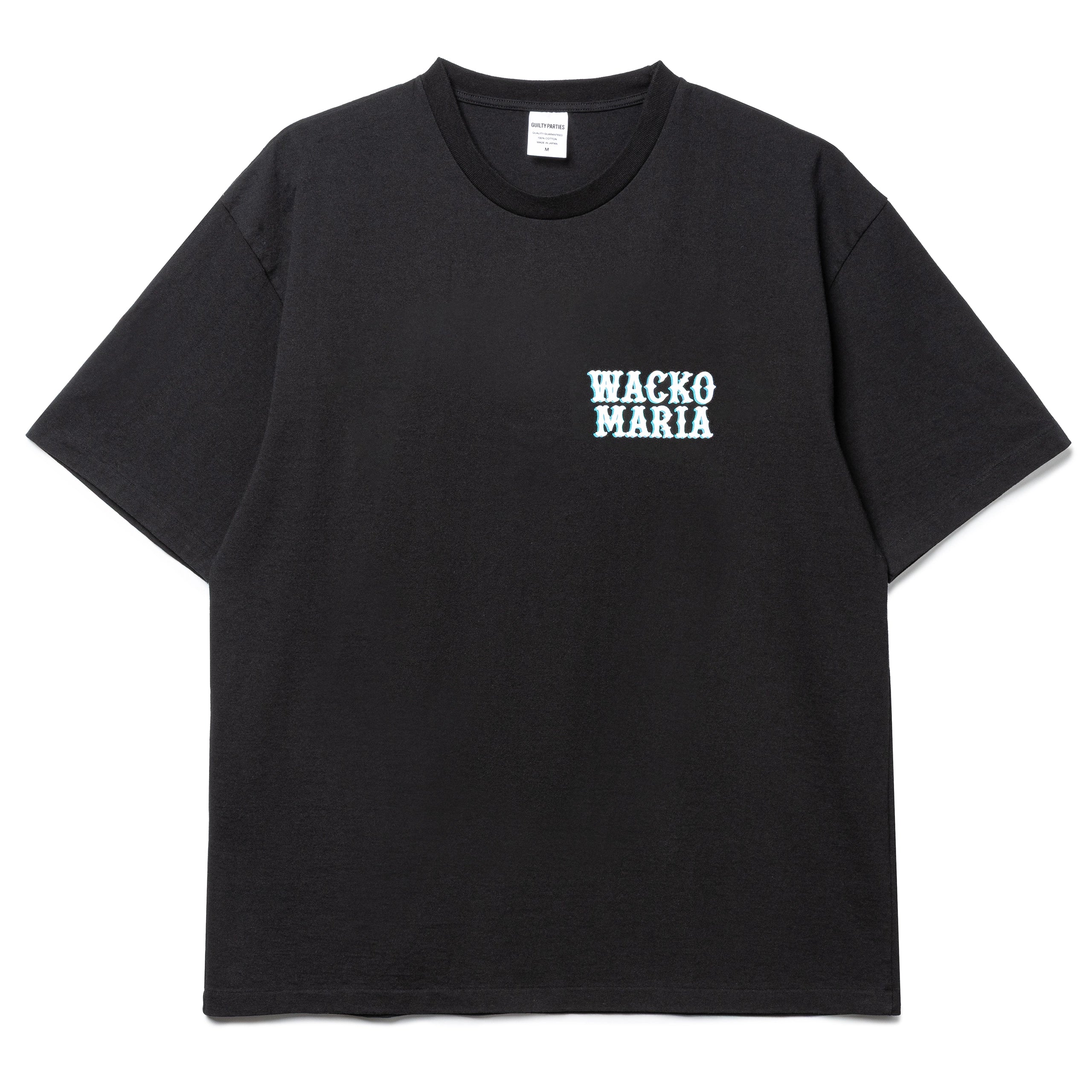 Wacko Maria Washed Heavy Weight Crew Neck Type-7 Tee | Black
