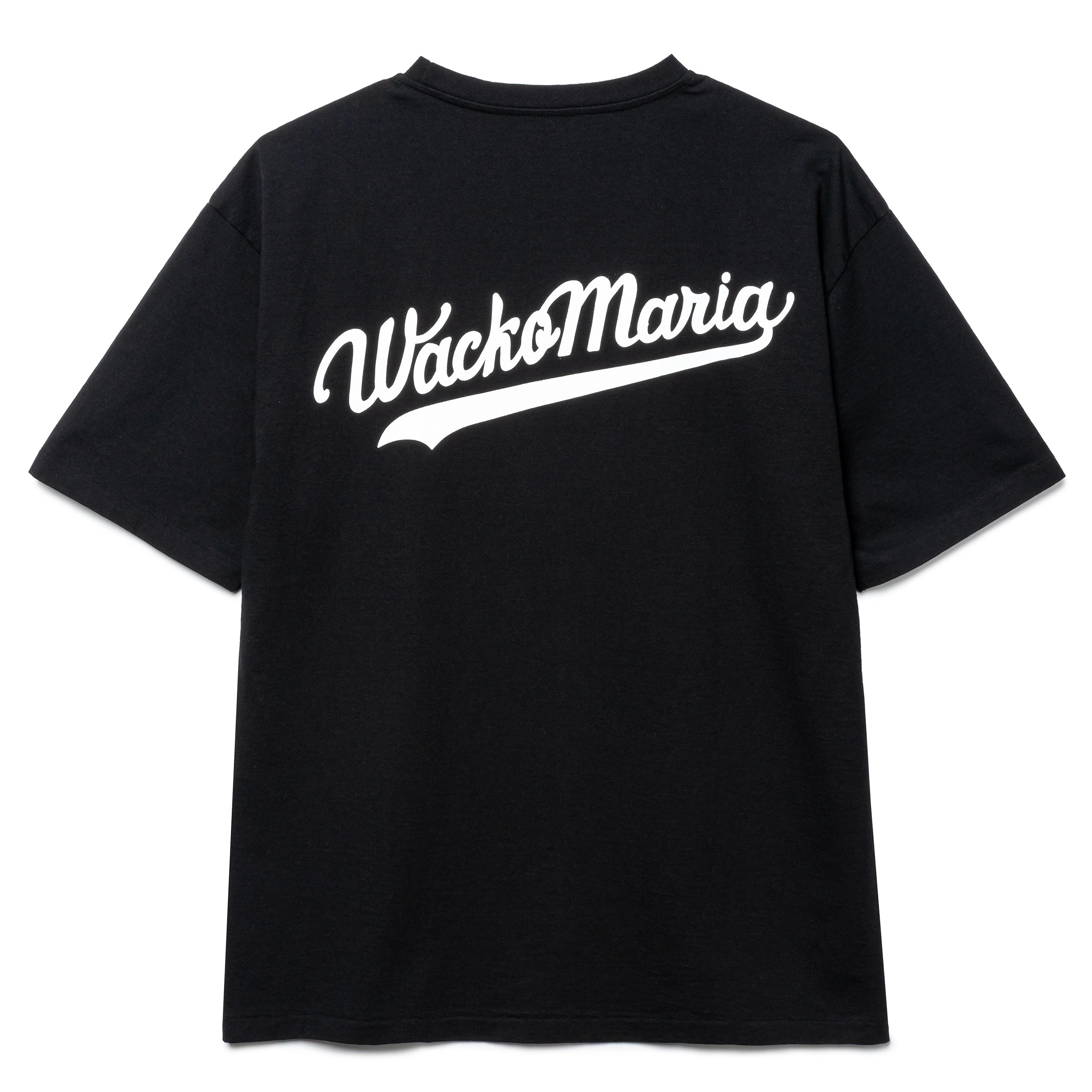 Wacko Maria Washed Heavy Weight Crewneck Type-6 Tee | Black