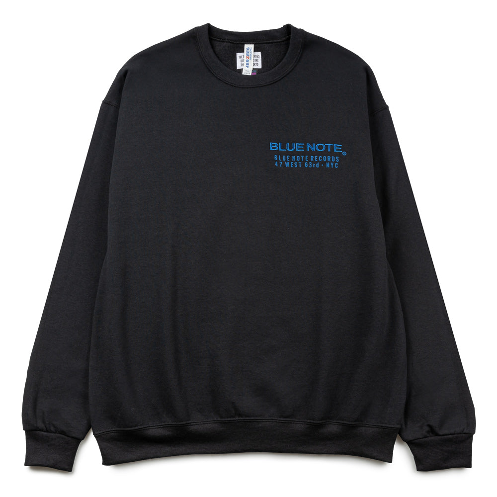 Wacko Maria x Blue Note Crewneck Sweat Shirt | Black – CROSSOVER