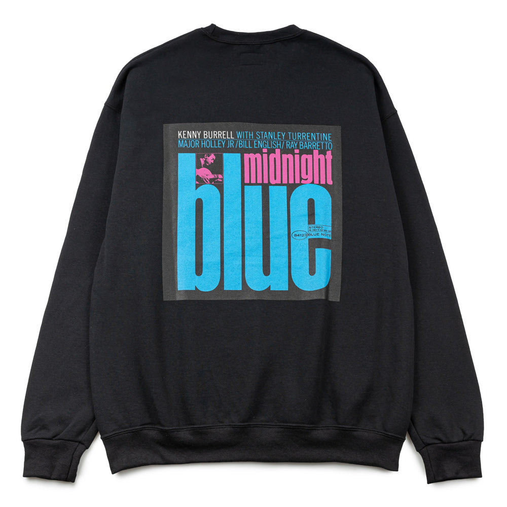 Wacko Maria x Blue Note Crewneck Sweat Shirt | Black