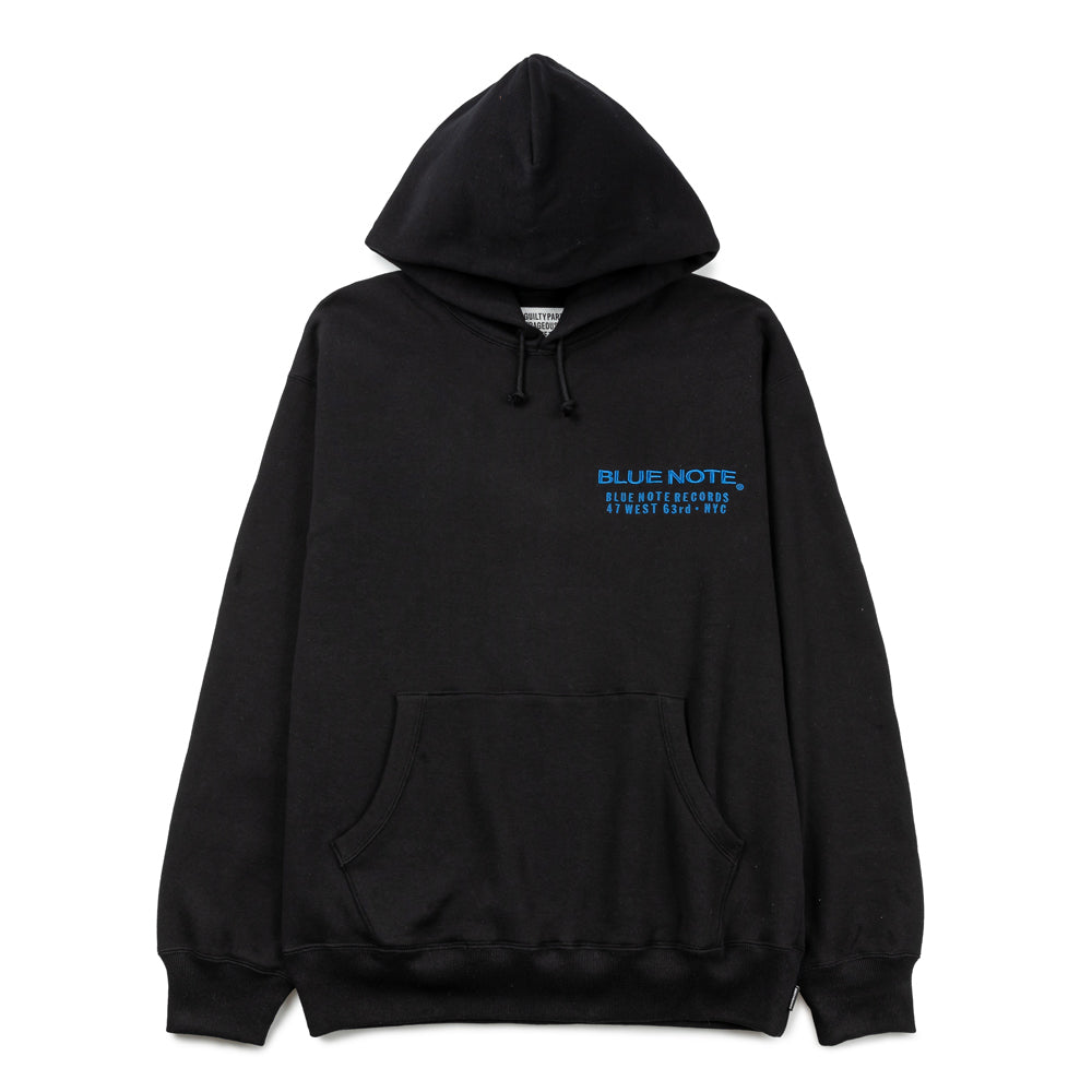 Wacko Maria x Blue Note Middle Weight Pullover Hooded Sweat | Black