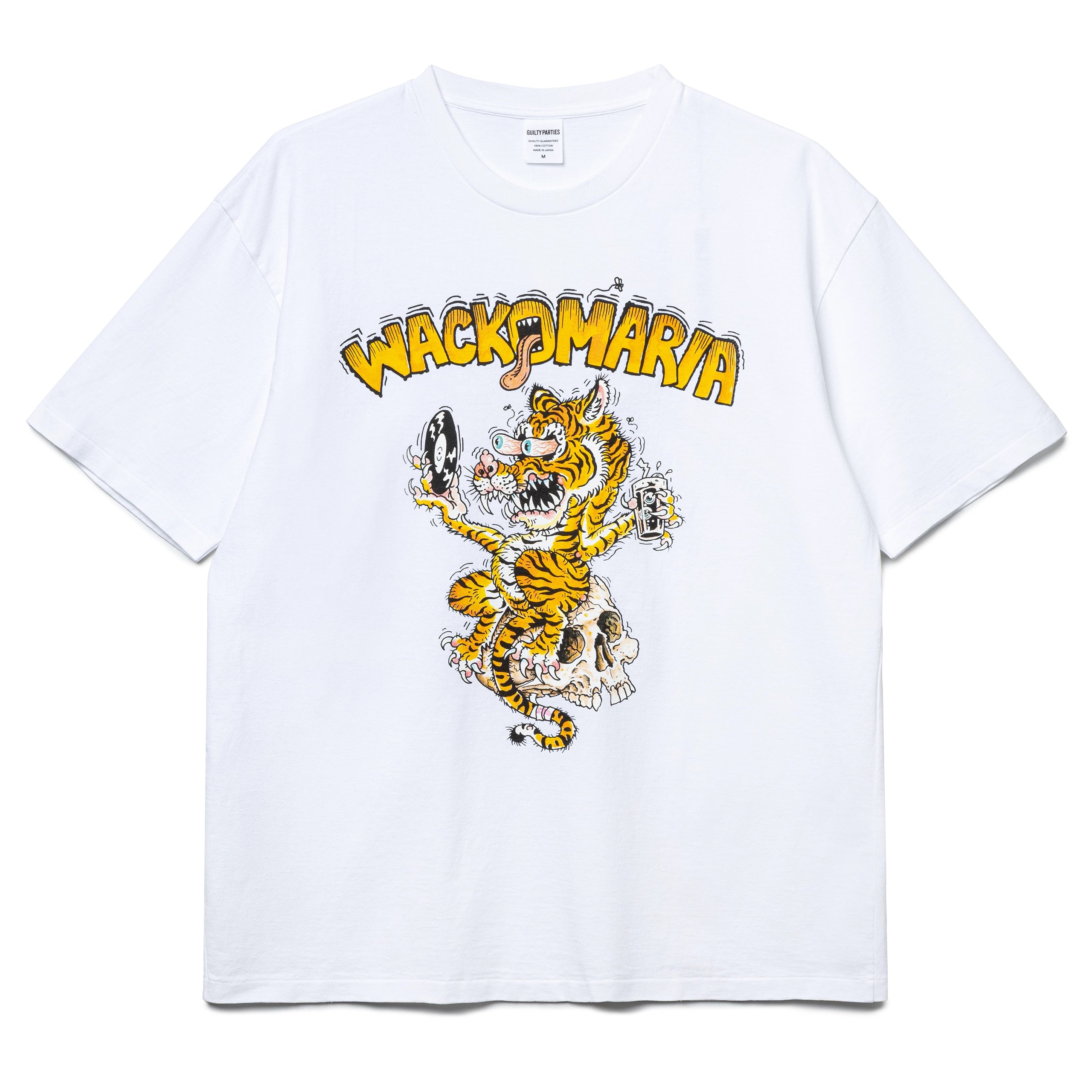 Wacko Maria x Tim Lehi Washed Heavy Weight Crew Neck Tee | White