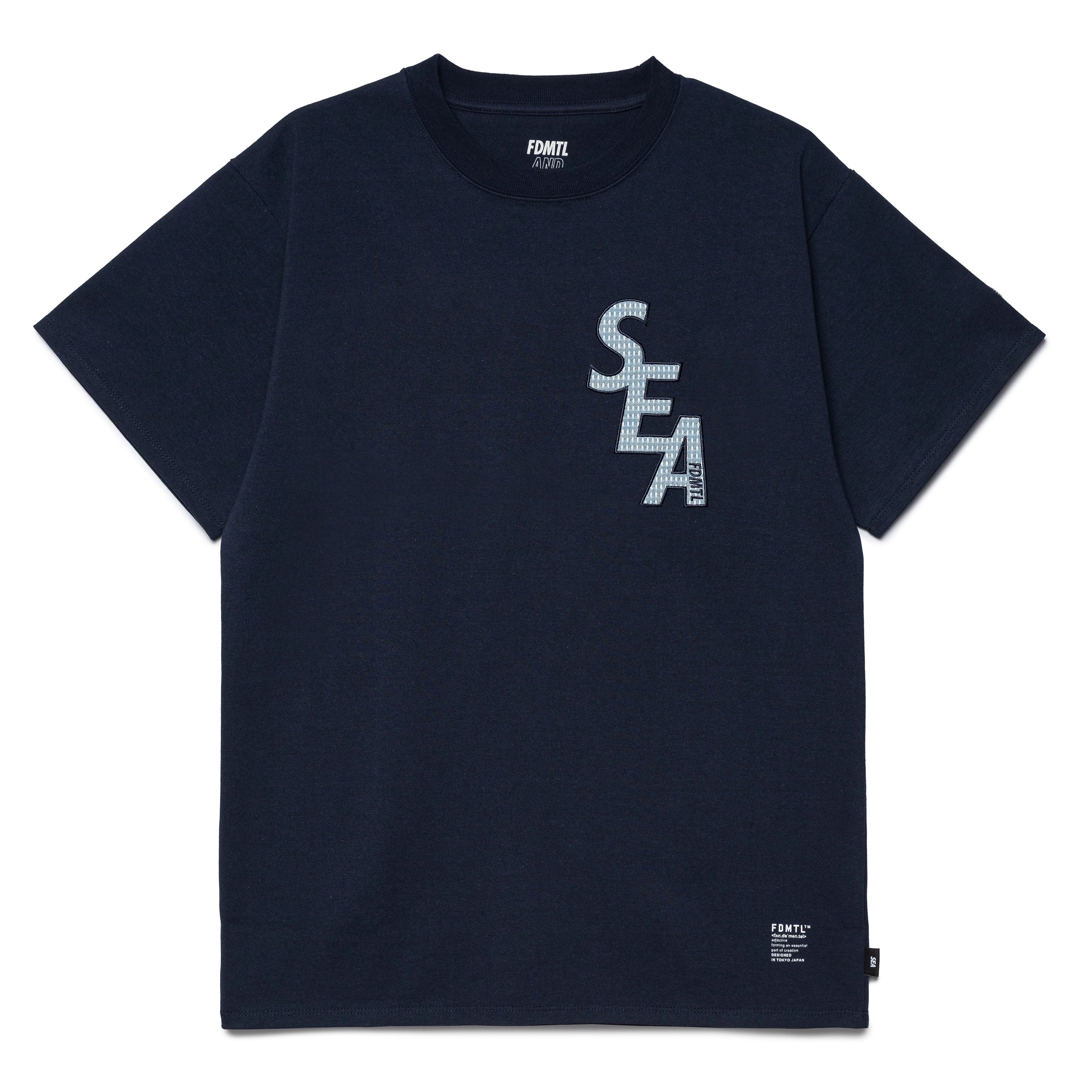 トップス WIND AND SEA TOKYO S/S Tee Navy XL Wind and Sea x FDMTL Patch Tee | Navy
