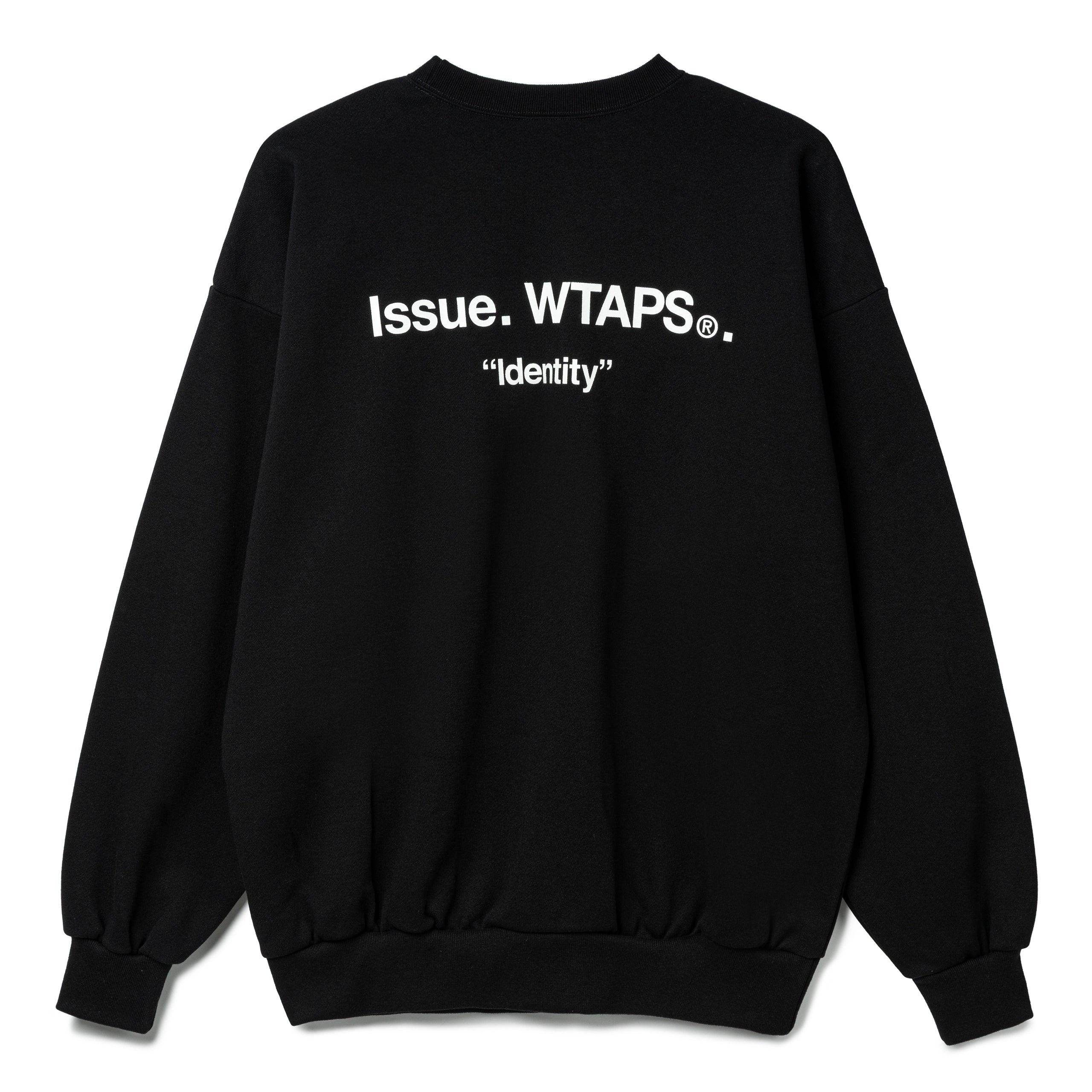 Wtaps Identity / Sweater / Cotton | Black Wtaps Identity / Sweater / Cotton | Black