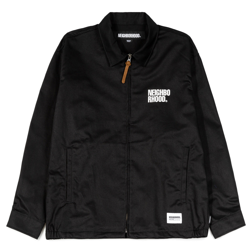 Neighborhood Zip Work Jacket | Black – CROSSOVER