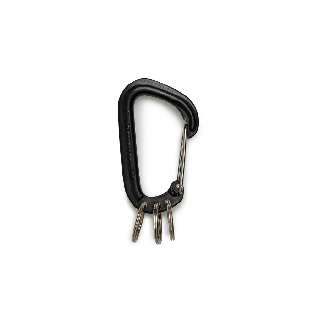 uniform experiment Aluminum Carabiner | Black – CROSSOVER