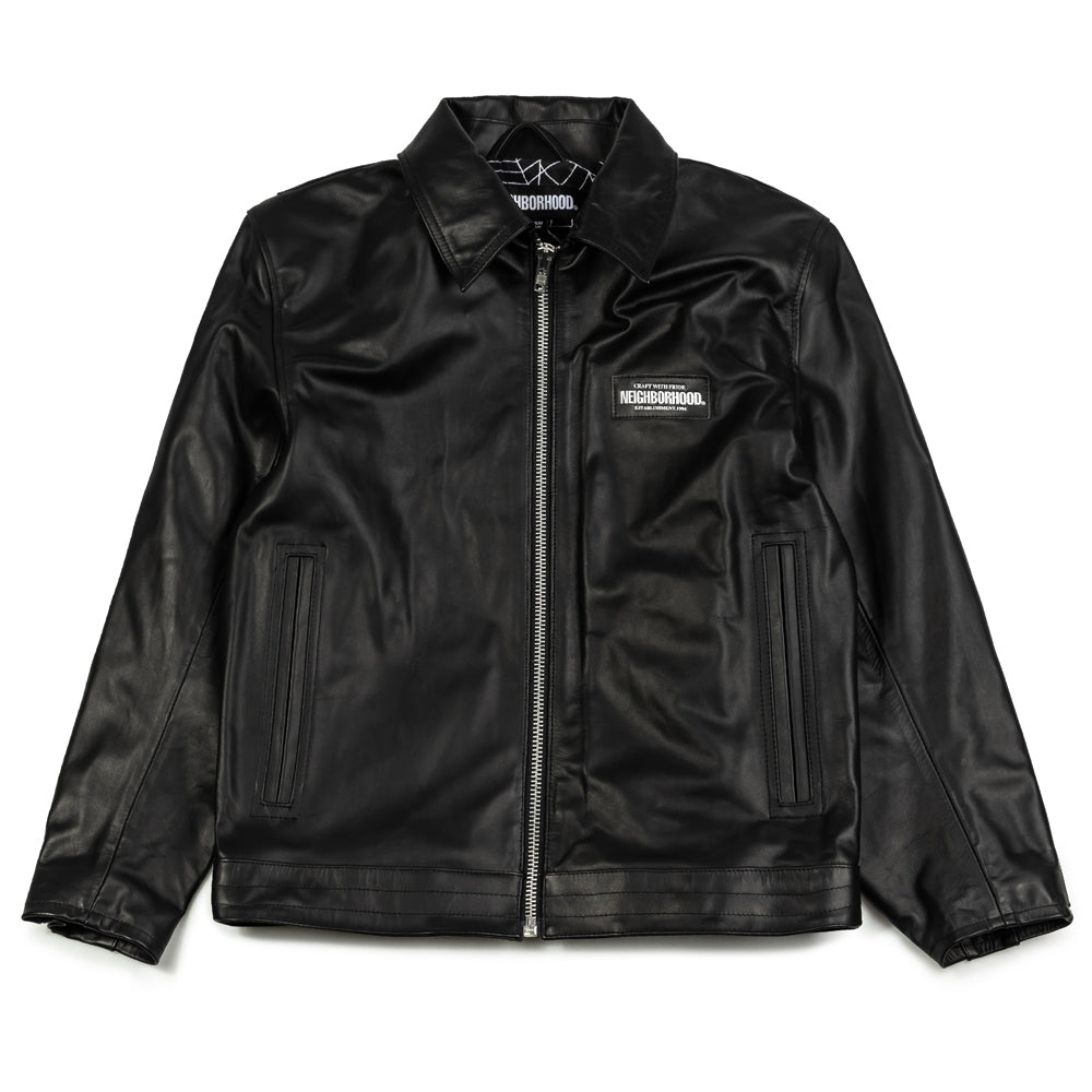 neighborhood leather jacket