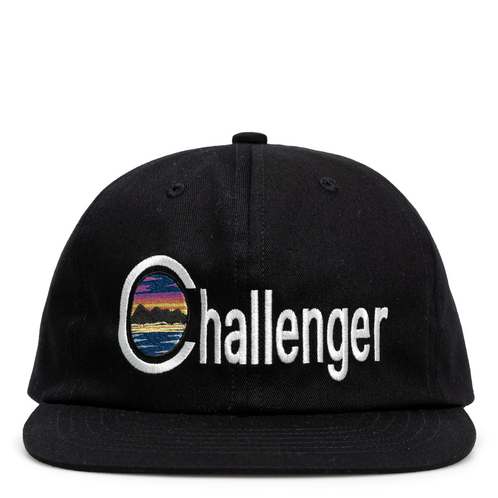 Challenger Sunset Embroidered Cap | Black – CROSSOVER