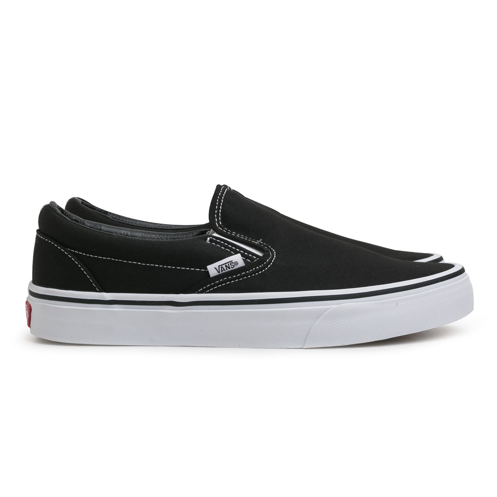 Black slip store on vans cheap