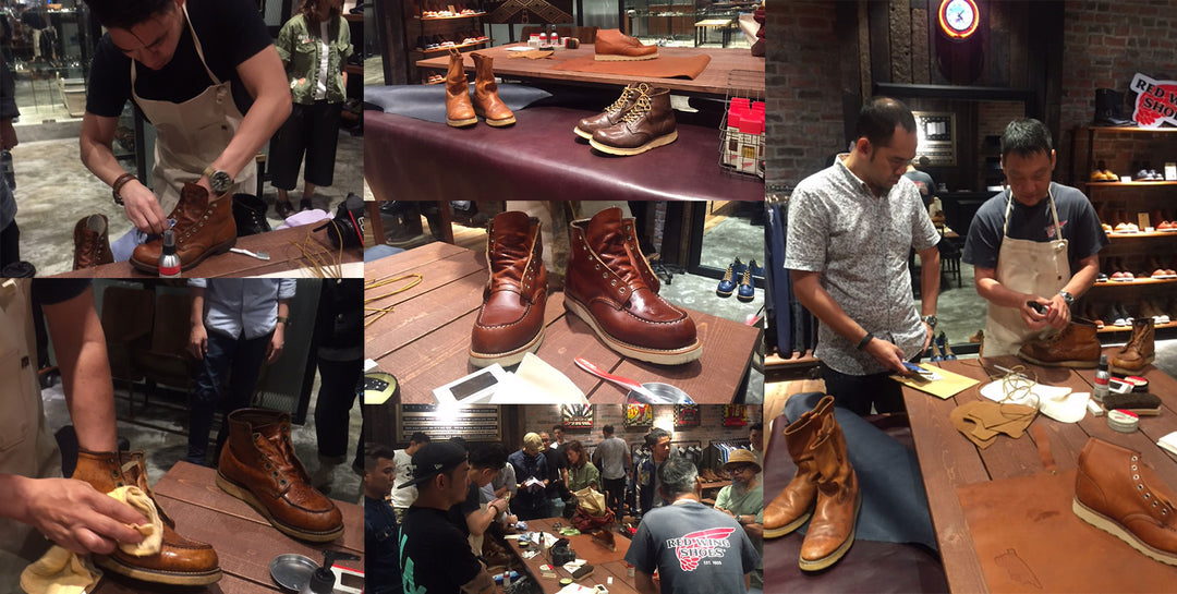 Red Wing’s Boots Cleaning & Conditioning Session at COVER