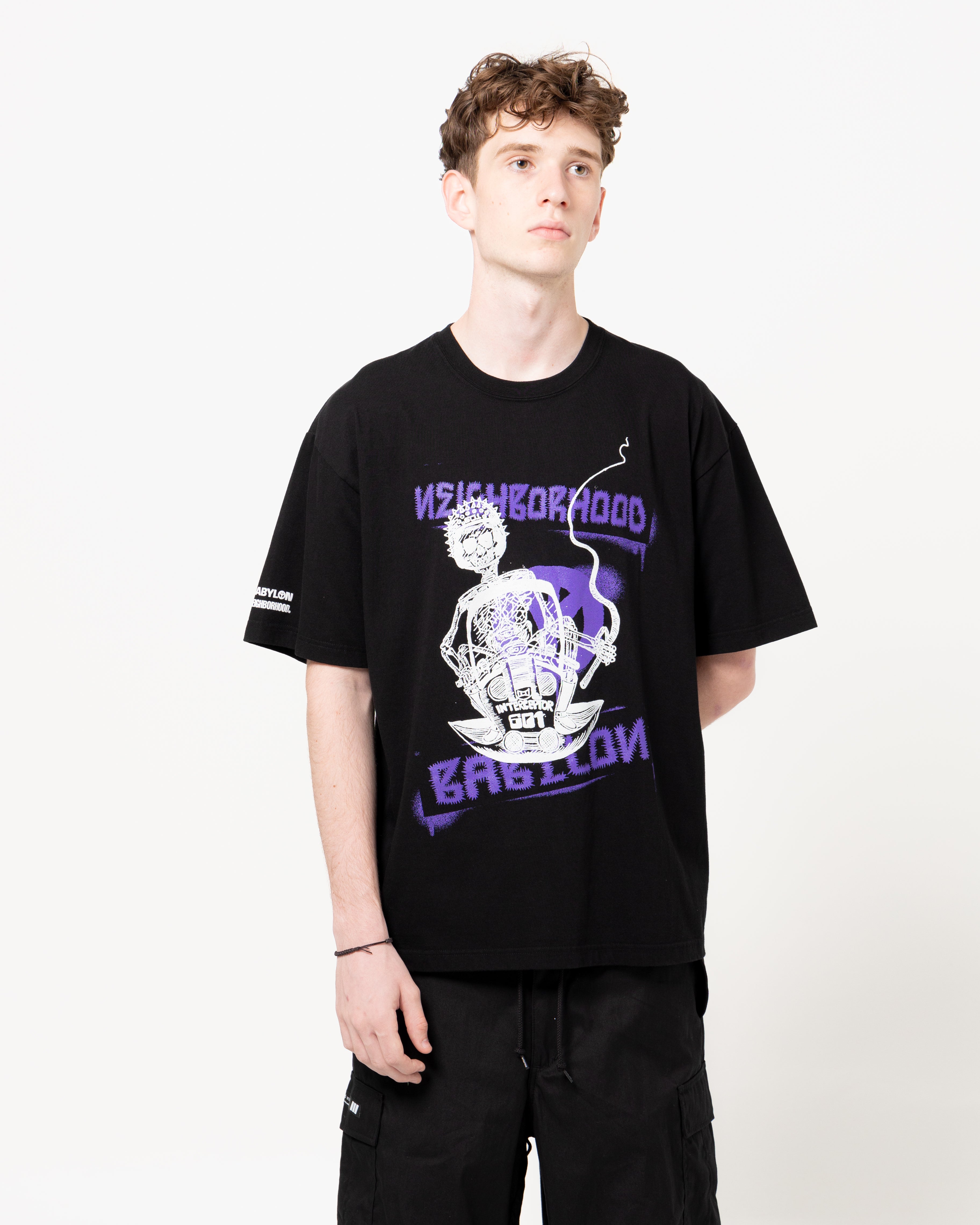 Neighborhood x Babylon . SS-2 Tee | Black