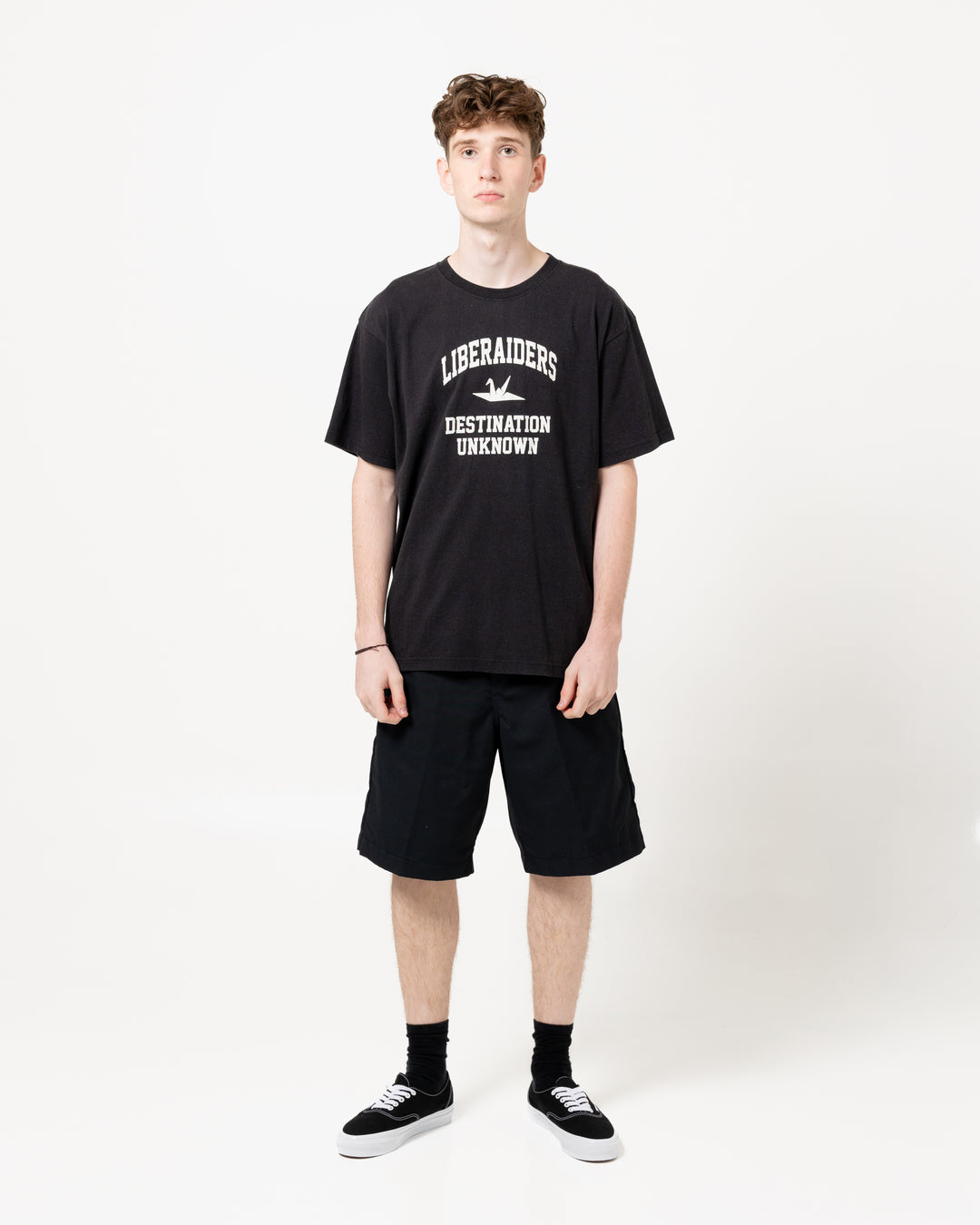 College Logo Tee | Black