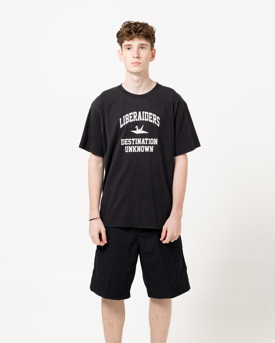 College Logo Tee | Black