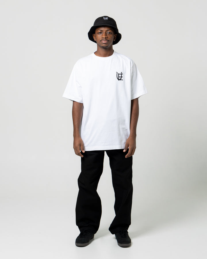Authentic Logo Wide Tee | White