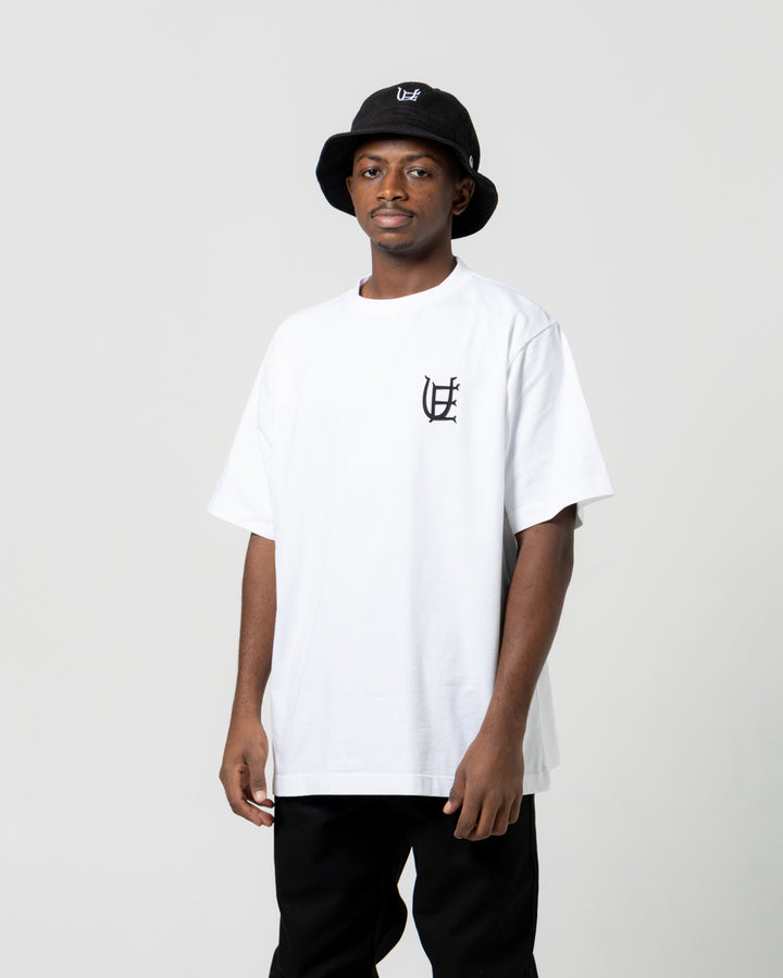 Authentic Logo Wide Tee | White