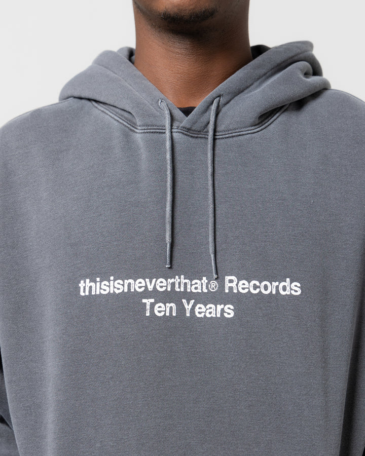 Ten Years Records Hoodie | Charcoal