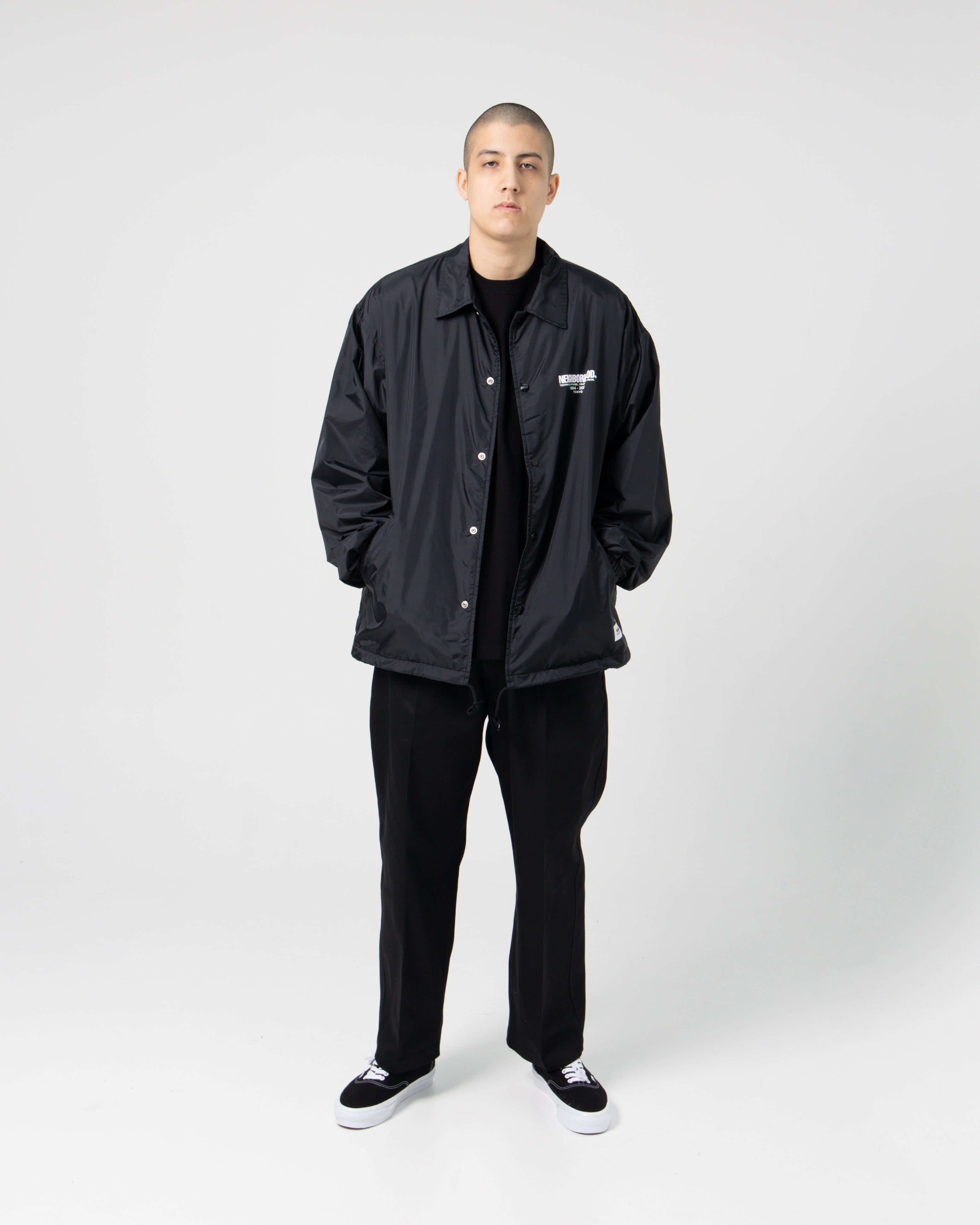 Neighborhood Windbreaker Jacket | Black