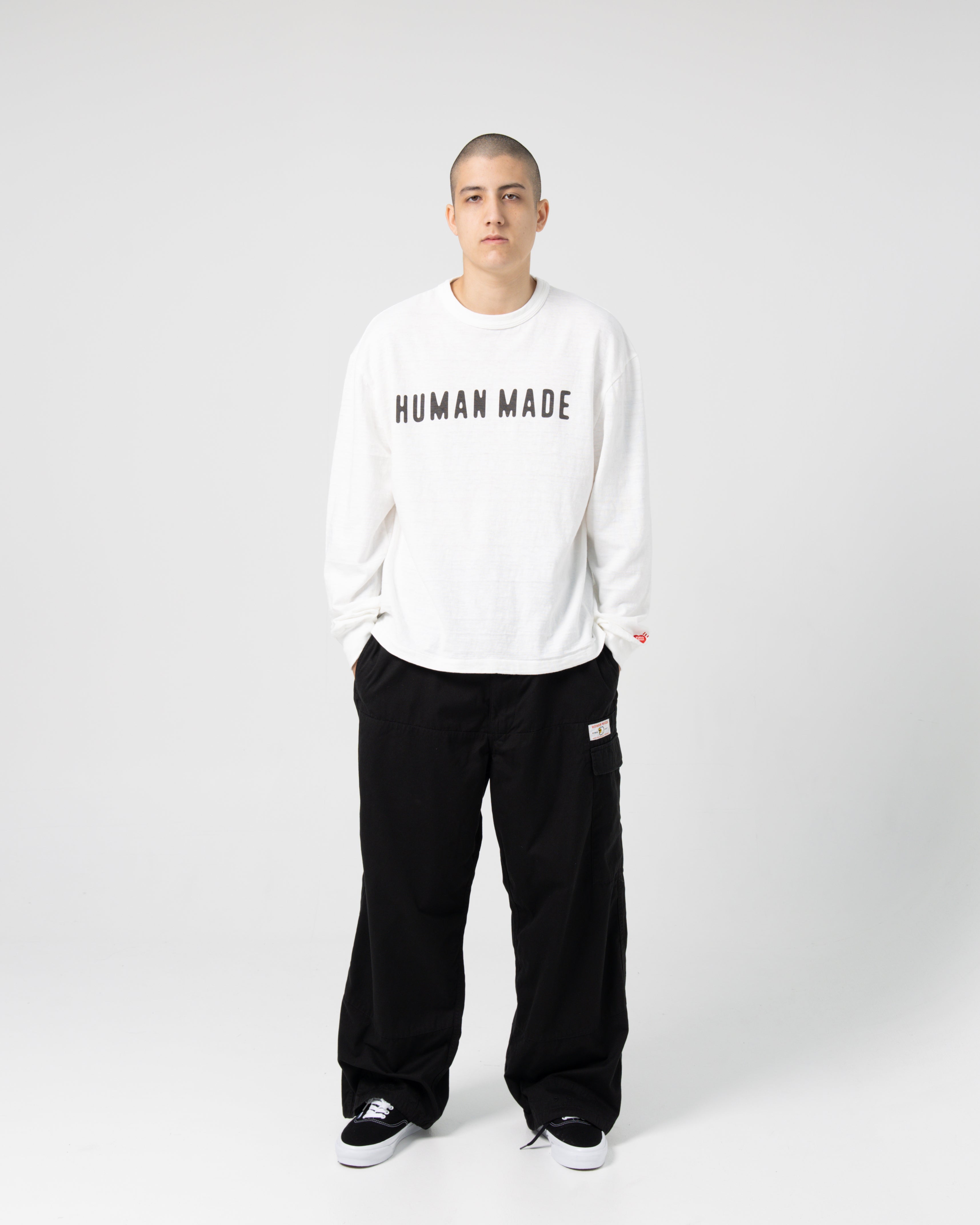 Human Made 長袖　xxl HUMAN MADE GRAPHIC L/S T-SHIRT WHITE XXL