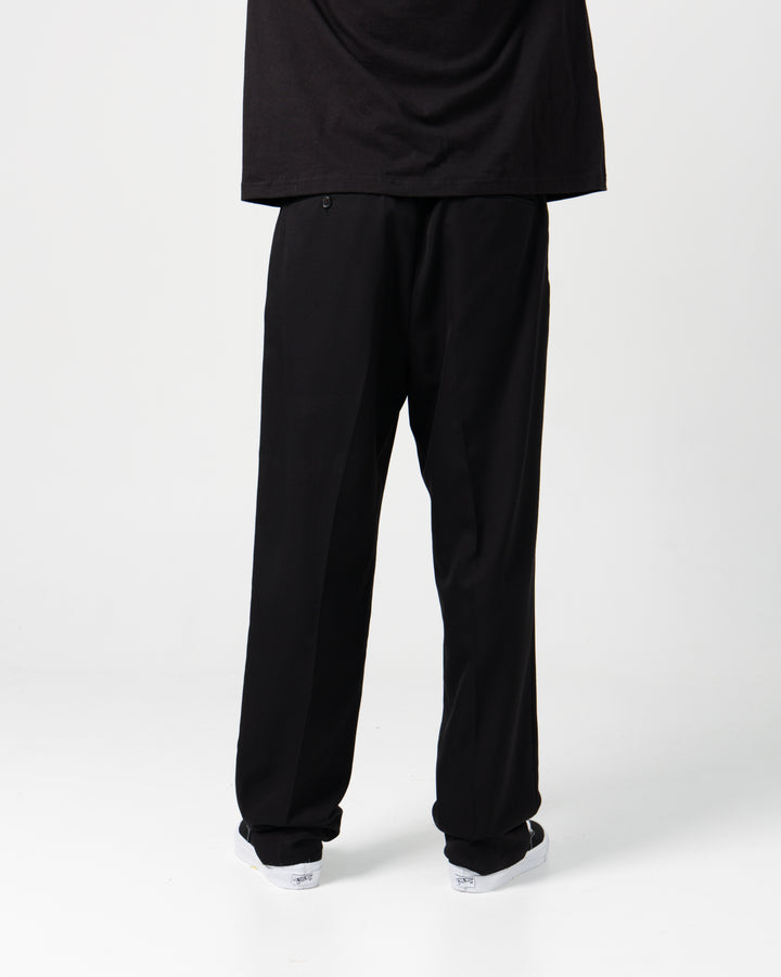 Pleated Trousers | Black