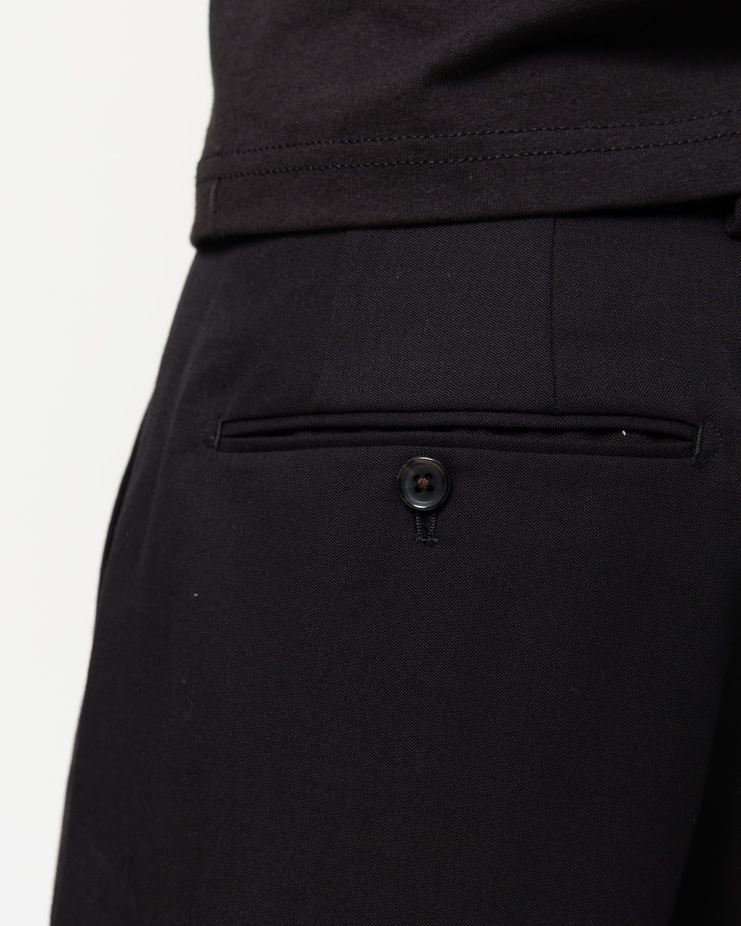 Pleated Trousers | Black