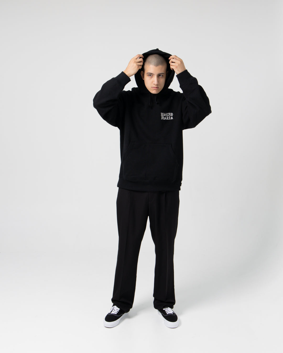 Heavy Weight Pullover Hooded Sweat | Black