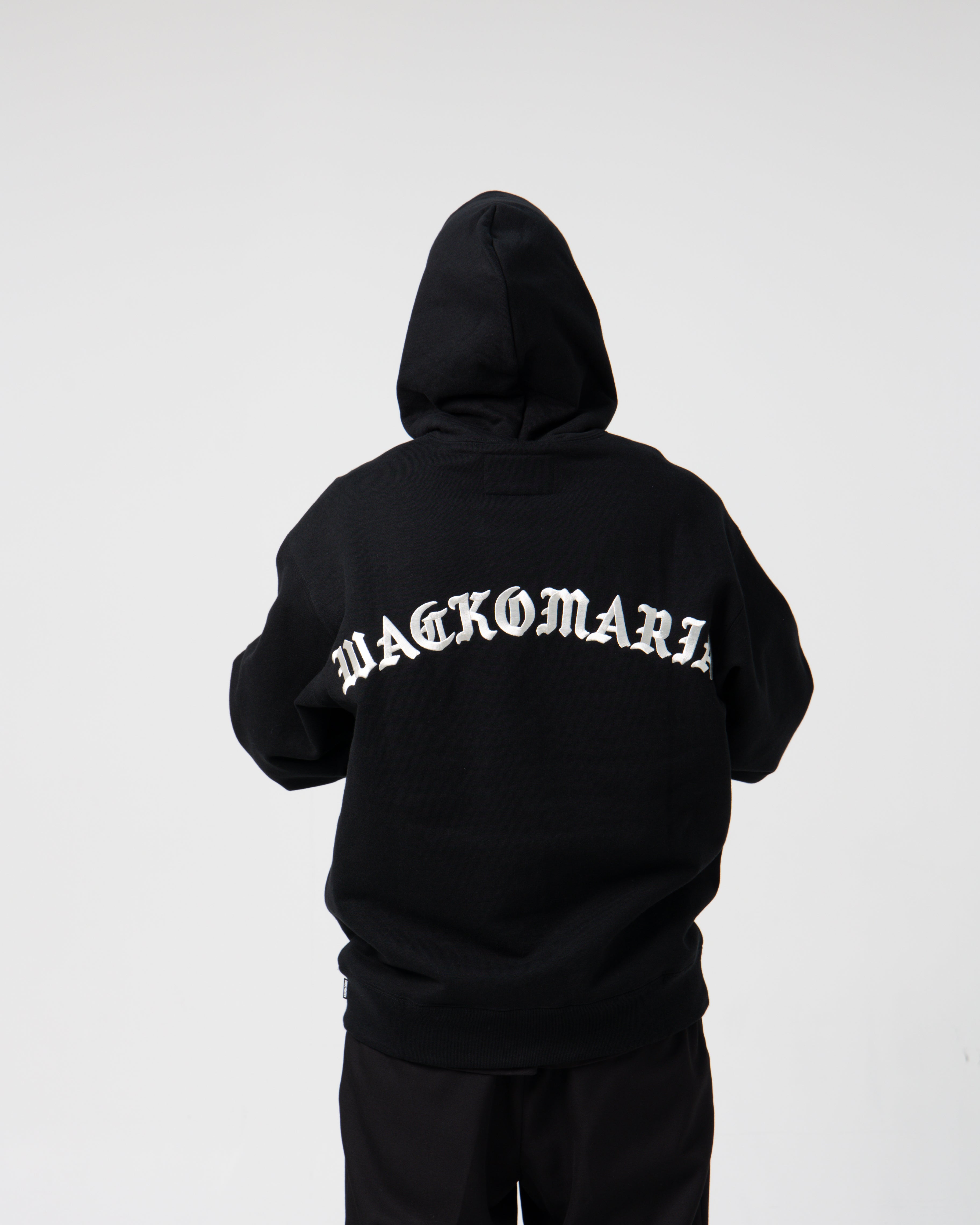 Wacko Maria Heavy Weight Pullover Hooded Sweat | Black