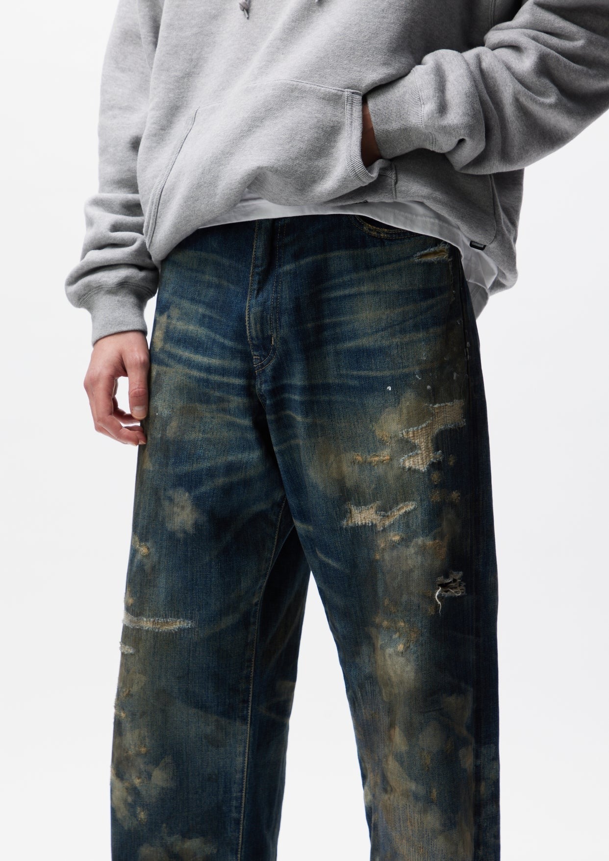 Neighborhood Savage Denim DP Wide Pants | Indigo