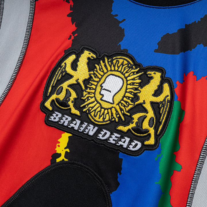 Adidas x Brain Dead L/S Jersey | Black Eqt Yellow