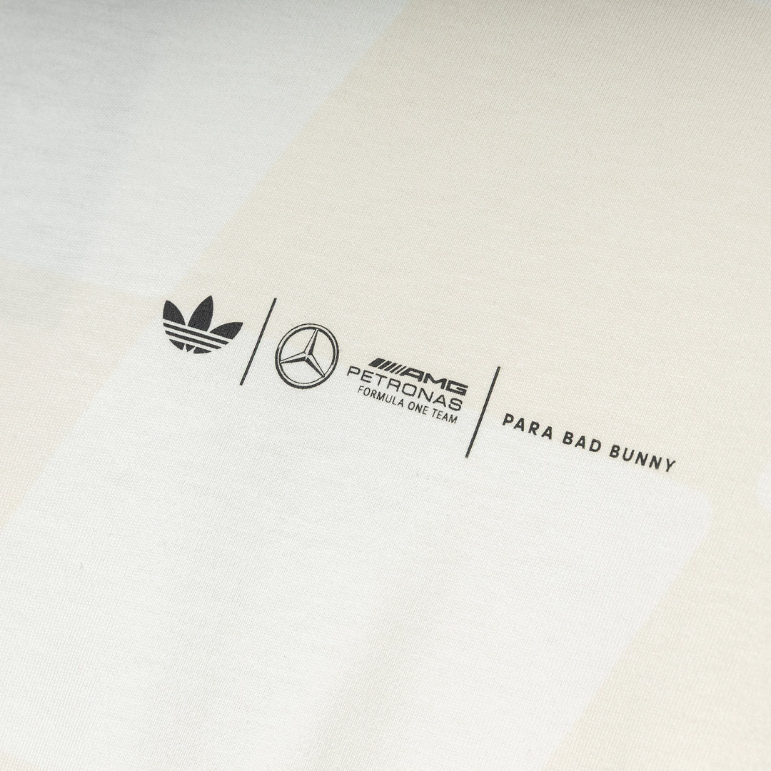 adidas Bad Bunny x Mercedes - AMG Petronas Formula One Team Tee | Core White