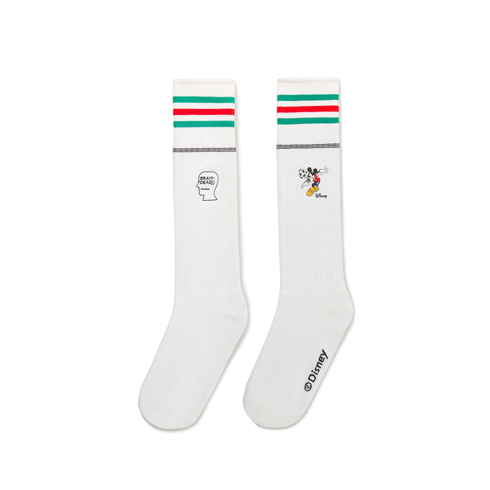 Adidas x Brain Dead x Disney Socks | Chalk White