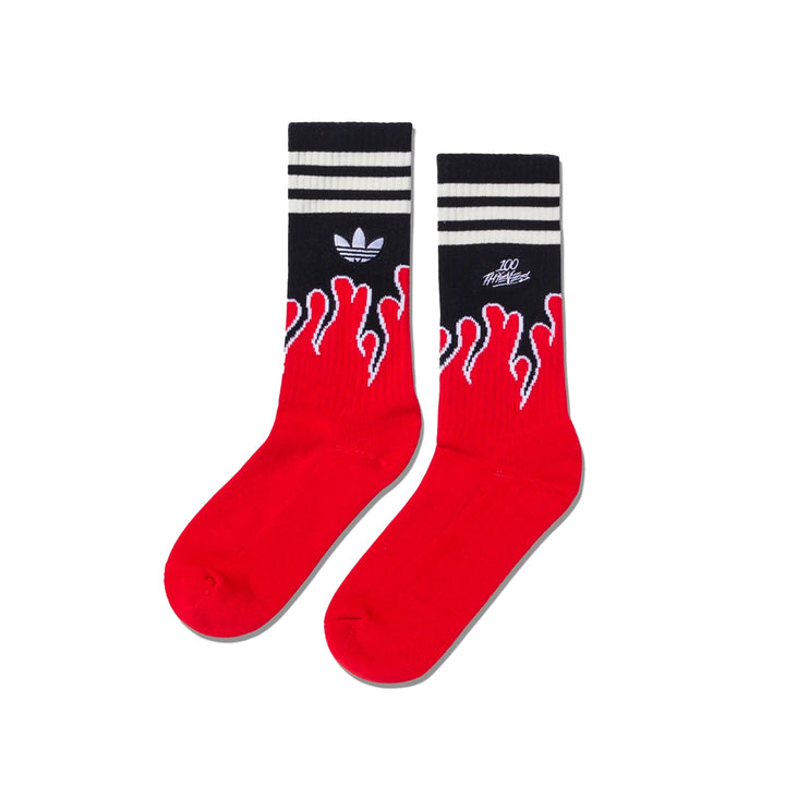 Adidas x 100 Thieves Socks | White Red