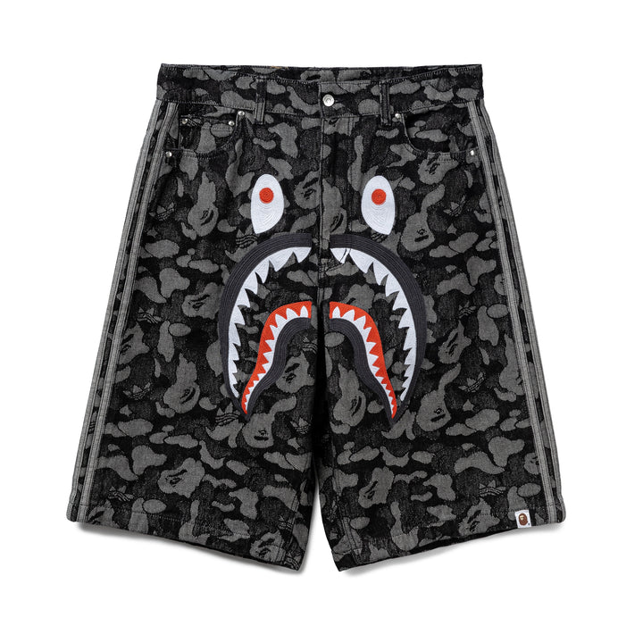 Adidas x Bape Shark Denim Jorts | Black