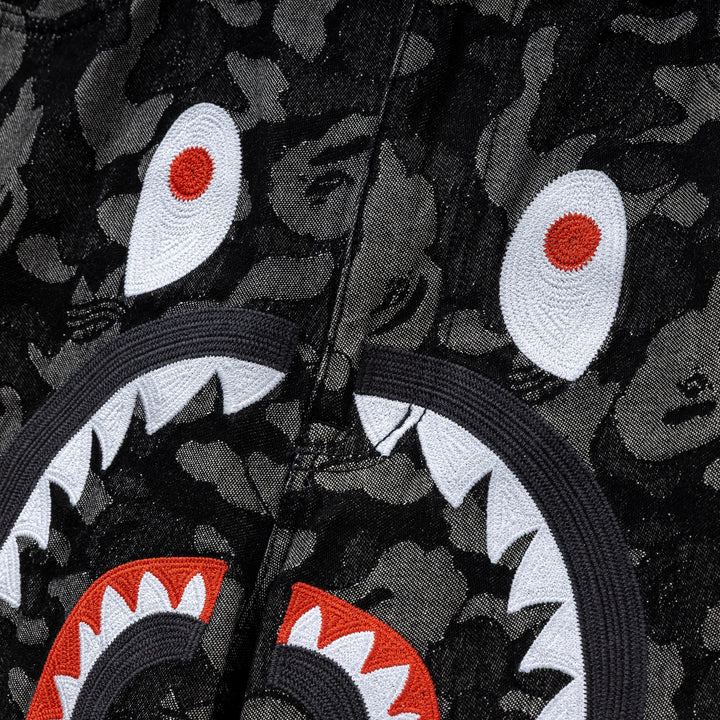 Adidas x Bape Shark Denim Jorts | Black