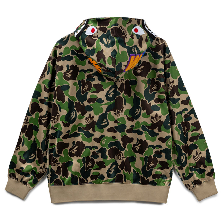 Adidas x Bape Shark Track Hoodie Jacket | Crew Green