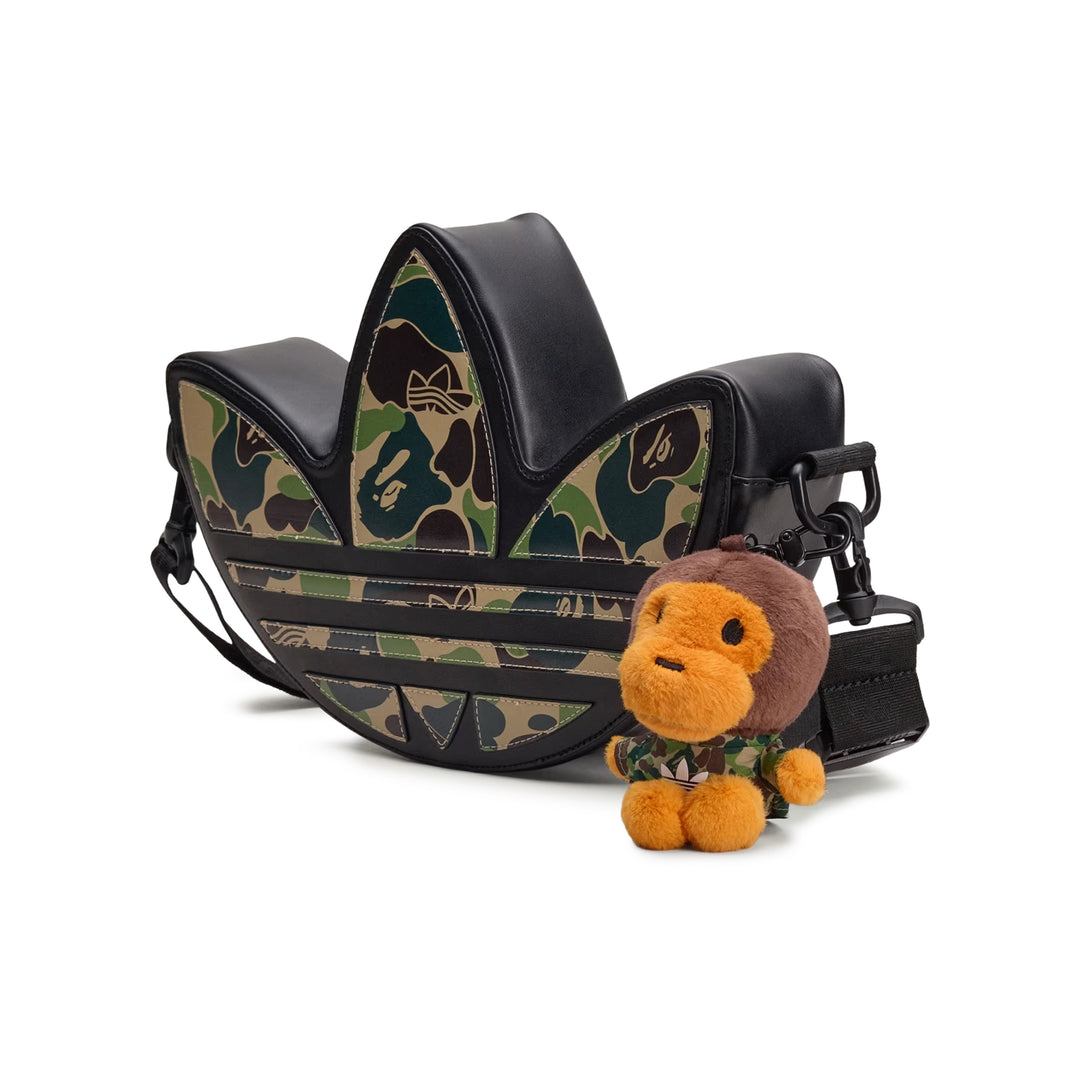 Adidas x Bape Trefoil Shoulder Bag | Black