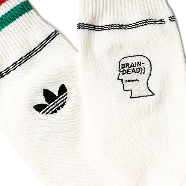 Adidas x Brain Dead x Disney Socks | Chalk White
