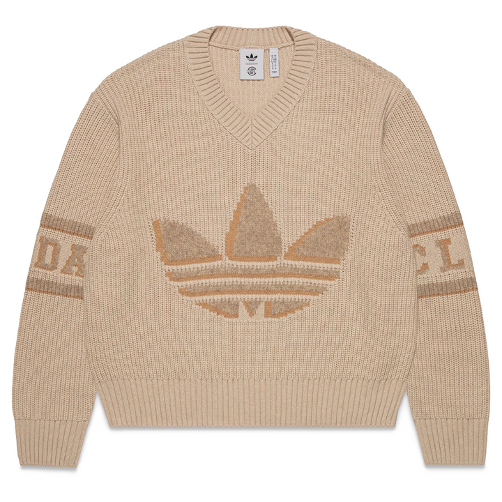 Adidas x CLOT by Edison Chen Knit Sweater | Warm Sandstone