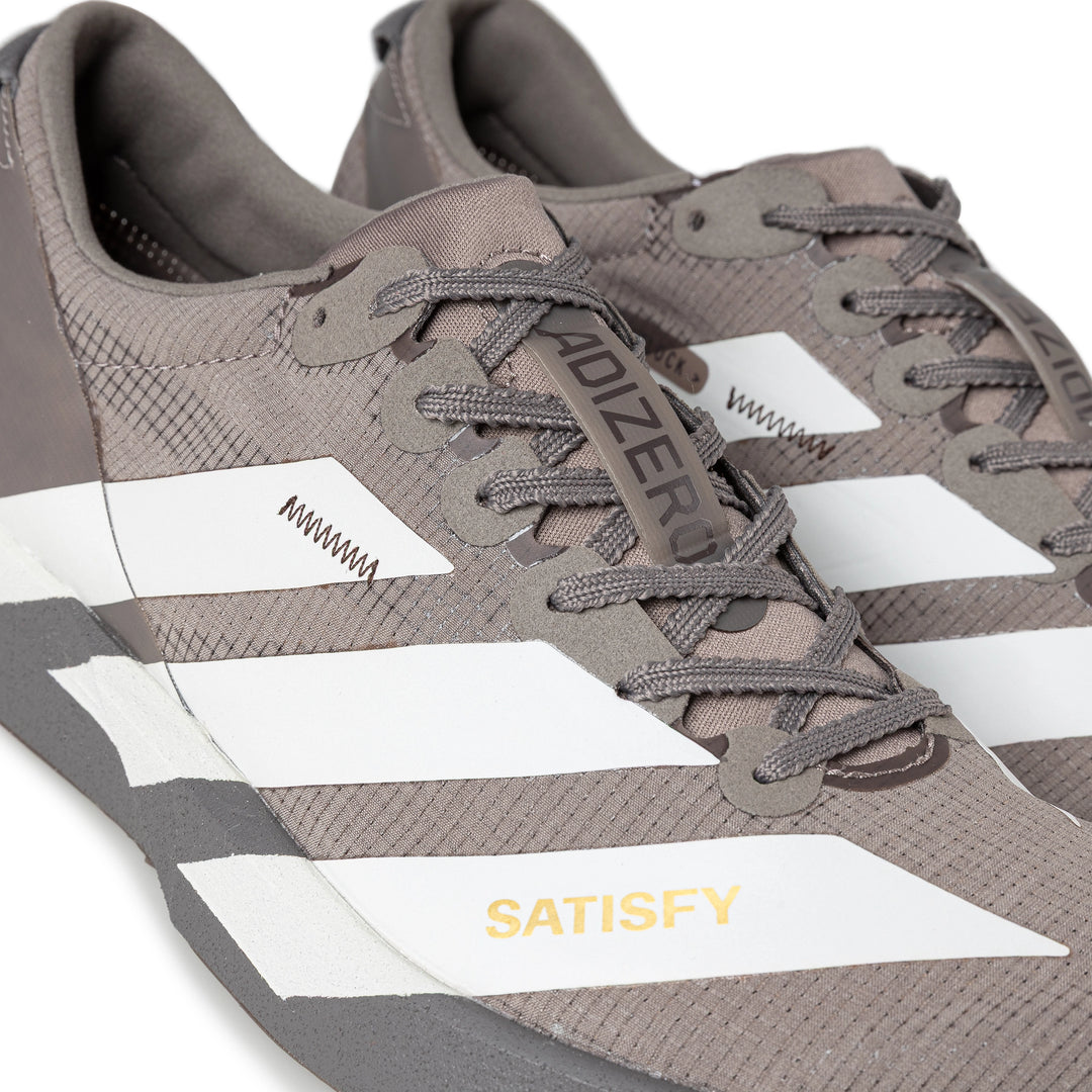 Adidas x Satisfy Adizero Adios | Brown