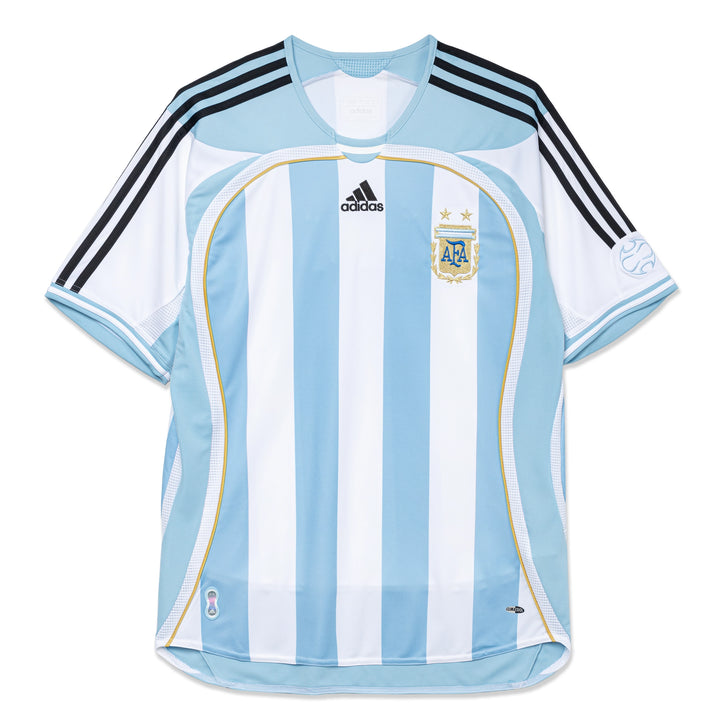 Argentina 06 Home Jersey | White Icey Blue