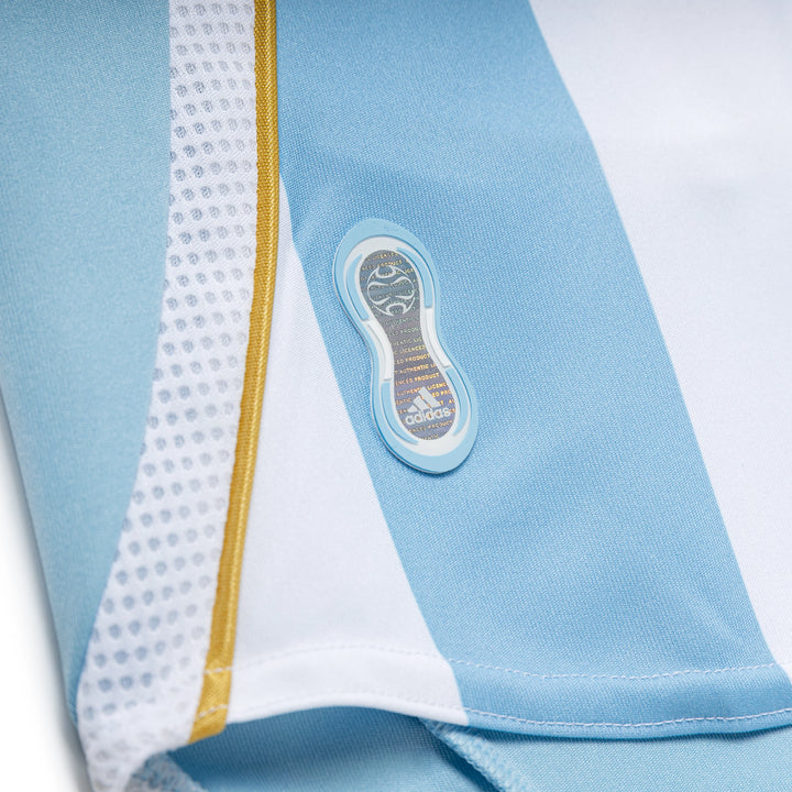Argentina 06 Home Jersey | White Icey Blue