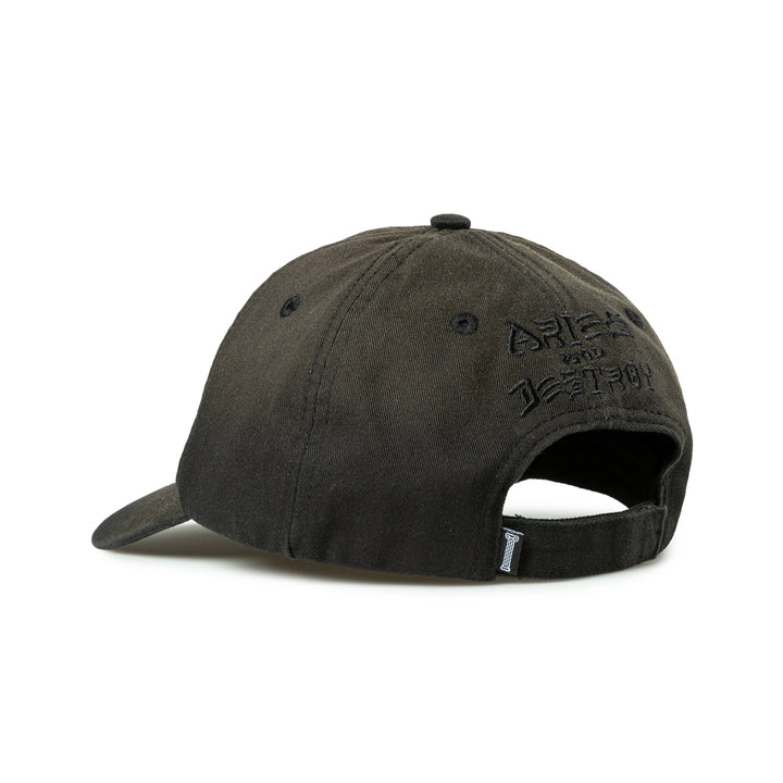Aged Gothic Cap | Black
