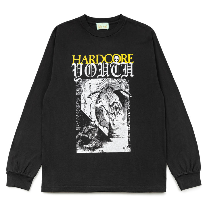 Aged Hardcore Youth L/S Tee | Black