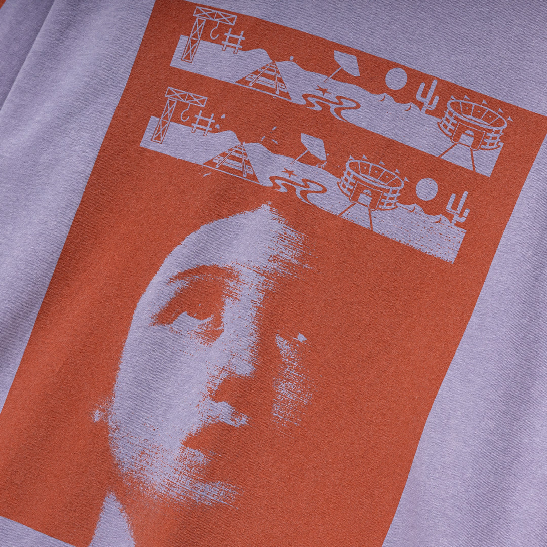 Faded Wingdings L/S Tee | Purple