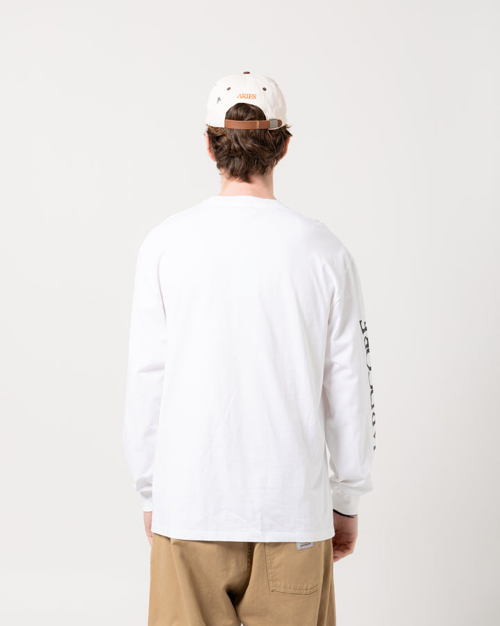 Wolf L/S Tee | White