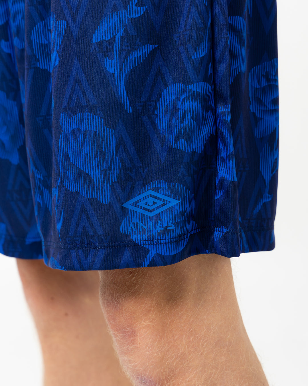 Aries x Umbro Roses Football Shorts | Blue