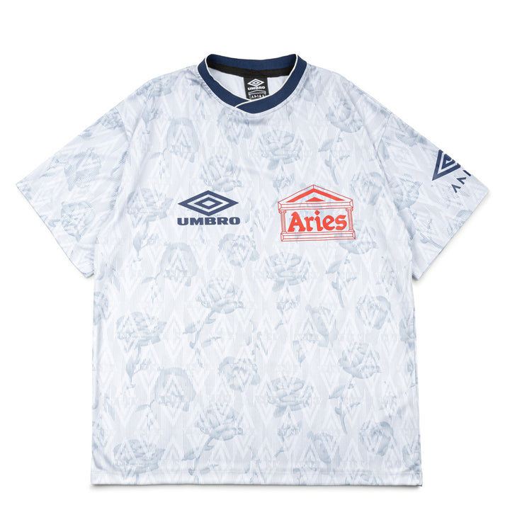 Aries x Umbro White Roses S/S Football Jersey | White